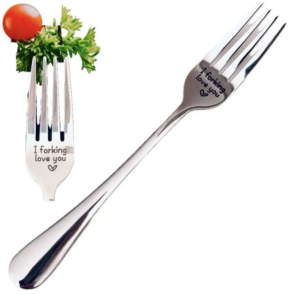 NWT Gorgeous “I Forking Love You” Great Anniversary, Valentine’s Funny Fork Gift